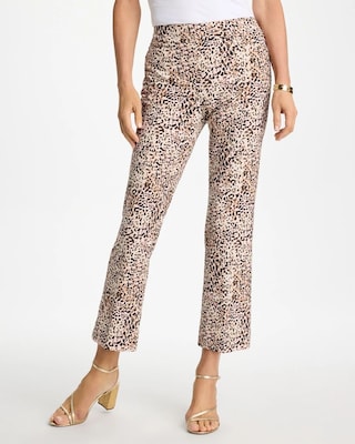 Brigitte™ Animal Print Crop Flare Pants | Chico's